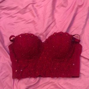 BNWT Bebe Jeweled Bralette
